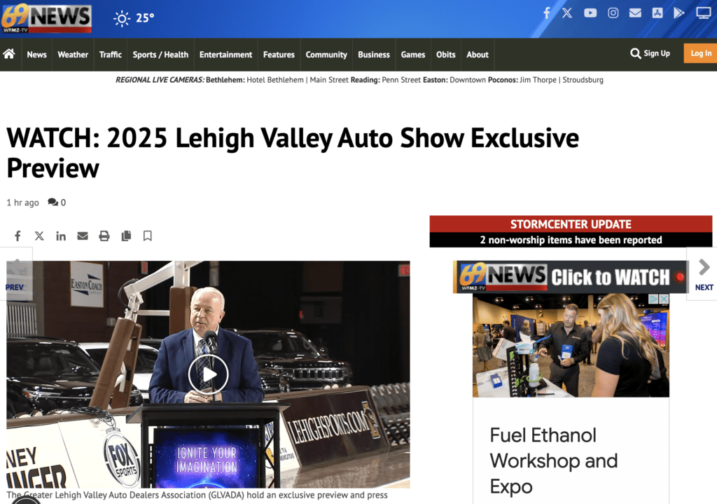 2025 Lehigh Valley Auto Show Press Conference